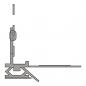 Preview: PVC Laibungsprofil Anputzleiste | 9 mm mit Gewebe | anthrazit RAL 7016 | 2,60 m (30 Stück)